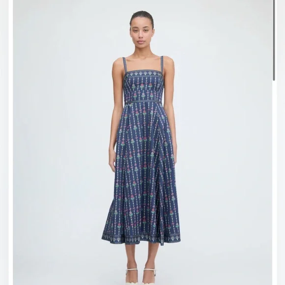 ***SOLD*** Hill House Home Trailing Fern Margot Midi Nap Dress- NWT - Picture 1 of 5